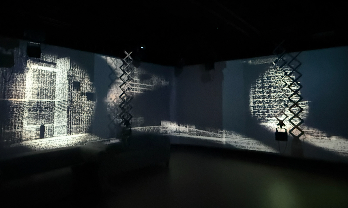 Immersive projection installation for Ein Traum von Jerusalem