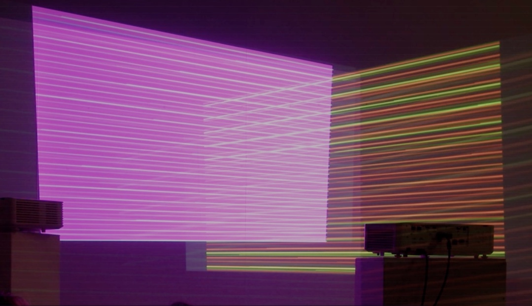 Overlap projections during the Karlsruhe performance