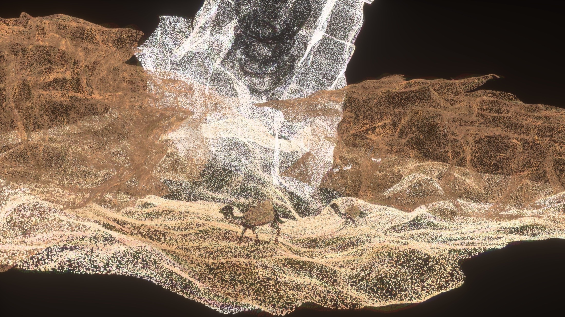 Particle landscape from Post-Symphonic Poem